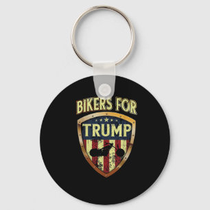 Biker für Trump-lustiges Biker-Geschenk T-Shirt Schlüsselanhänger