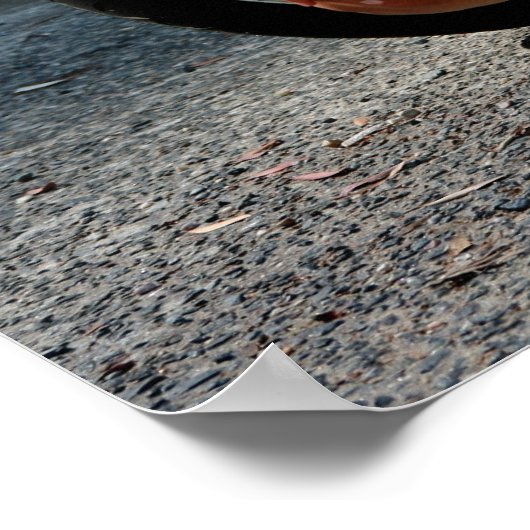 Biker Gal Poster (Ecke)