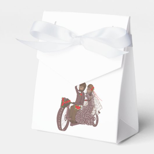 Biker-Gastgeschenk Hochzeit Geschenkschachtel (Vorderseite)