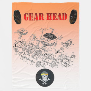 BIKER GEAR HEAD FLEECEDECKE