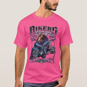 Biker gegen Brustkrebskämpfer und Überlebende T-Shirt