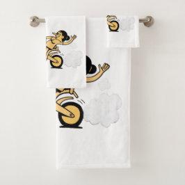 Biker. Geh da hin. Badhandtuch Set