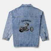 Biker Girl Jeansjacke (Rückseite)