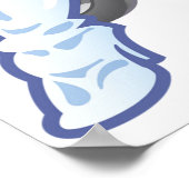 Biker Girl Poster (Ecke)