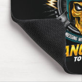 Biker Girlfriend Wife I Belong To A Biker Valentin Mousepad (Ecke)