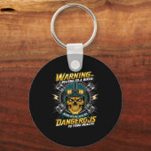 Biker Girlfriend Wife I Belong To A Biker Valentin Schlüsselanhänger (Vorderseite)