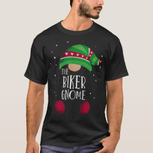 Biker Gnome Matching Christmas PJs Family Pajamas  T-Shirt