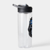 Biker Gorilla Apollo rauchen Zigarrenart Trinkflasche (Rechts)