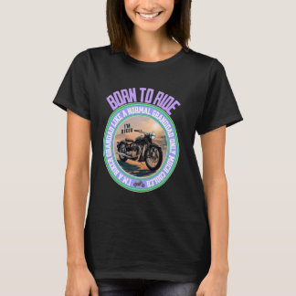 Biker Grandad Much Cooler Best Grandpa Ever Motorb T-Shirt