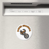 BIKER GRANDPA MAGNET (In Situ (Geschirrspüler))