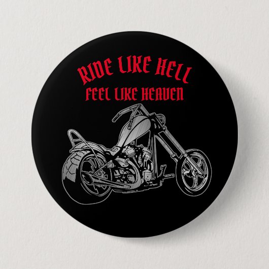 Biker Heaven Button (Vorderseite)