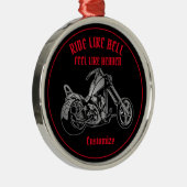 Biker Heaven Metal Ornament (Rechts)