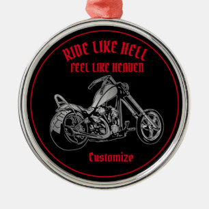 Biker Heaven Metal Ornament Aus Metall