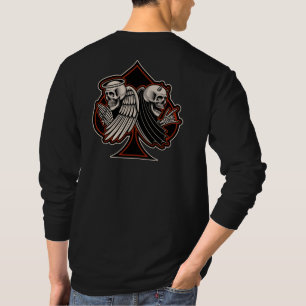 Biker Heiliger oder Sünder Ass der Spaten Old Scho T-Shirt