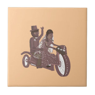 Biker Hochzeitsprodukte Fliese