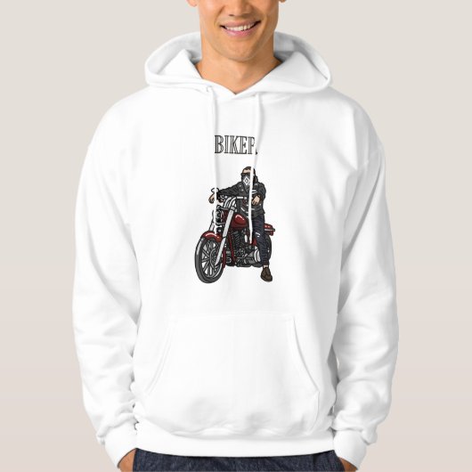 Biker Hoodie (Vorderseite)