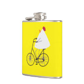 Biker-Huhn Flachmann (Links)