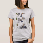 Biker im Museum Shirt (Vorderseite)