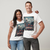 Biker-Katzen-Abenteuer T-Shirt (Unisex)