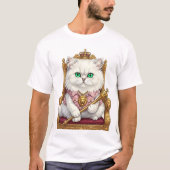 Biker-Katzen T-Shirt (Vorderseite)