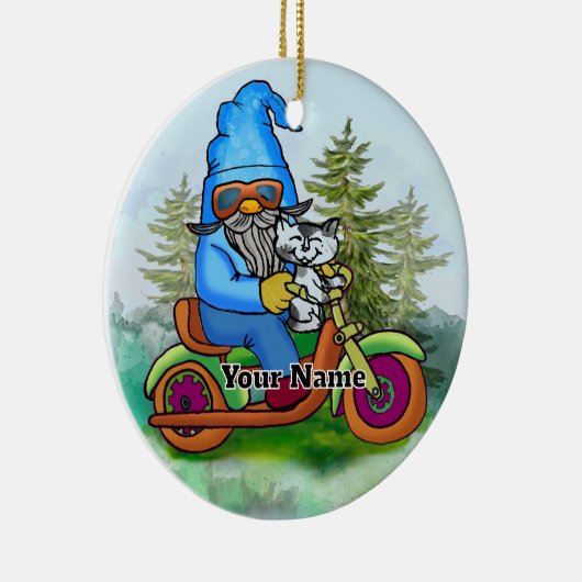 Biker Keramik Ornament (Rechts)