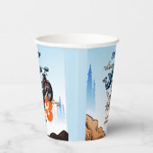 Biker Kid Dirt Stunt Bike Geburtstag Pappbecher (Rechts)