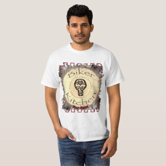 Biker Kitchen T - Shirt (Vorne ganz)