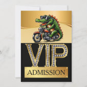 BIKER KUNDGEBUNG PARTY VIP Zulassung Einladung (Vorderseite)