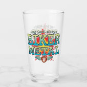 Biker Metal Soul Glass Tumbler (Rückseite)