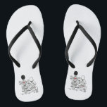 Biker Motorbike   Sidecar Wedding Flip Flops Badesandalen<br><div class="desc">Motorrad   Sidecar Hochzeitskippen Flops. Ideal für ein Motorrad-Thema Spaß lässige Hochzeit oder zum Tragen auf Ihre Flitterwochen.</div>