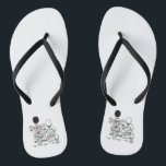 Biker Motorbike   Sidecar Wedding Flip Flops Badesandalen<br><div class="desc">Motorrad   Sidecar Hochzeitskippen Flops. Ideal für ein Motorrad-Thema Spaß lässige Hochzeit oder zum Tragen auf Ihre Flitterwochen.</div>