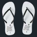 Biker Motorbike   Sidecar Wedding Flip Flops Badesandalen<br><div class="desc">Motorrad   Sidecar Hochzeitskippen Flops. Ideal für ein Motorrad-Thema Spaß lässige Hochzeit oder zum Tragen auf Ihre Flitterwochen.</div>