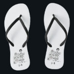 Biker Motorbike   Sidecar Wedding Flip Flops Badesandalen<br><div class="desc">Motorrad   Sidecar Hochzeitskippen Flops. Ideal für ein Motorrad-Thema Spaß lässige Hochzeit oder zum Tragen auf Ihre Flitterwochen.</div>