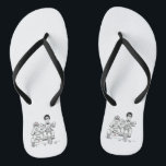 Biker Motorbike   Sidecar Wedding Flip Flops Badesandalen<br><div class="desc">Motorrad   Sidecar Hochzeitskippen Flops. Ideal für ein Motorrad-Thema Spaß lässige Hochzeit oder zum Tragen auf Ihre Flitterwochen.</div>