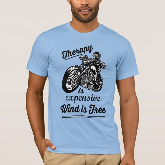 Biker Motorcycle Rider  T-Shirt (Vorderseite)