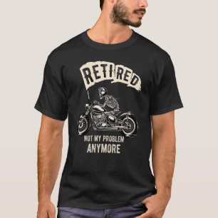 Biker-Motorrad-Rentenplan, um Vintage-C zu fahren T-Shirt