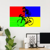 biker_multi_color poster (Heimbüro)