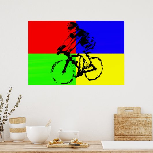 biker_multi_color poster (Küche)