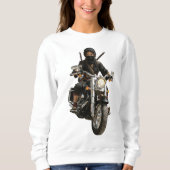 Biker Ninja Sweatshirt (Vorderseite)