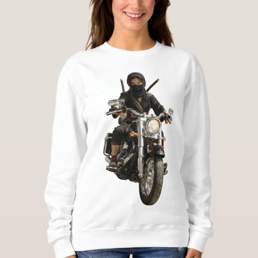 Biker Ninja Sweatshirt (Vorderseite)