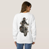 Biker Ninja Sweatshirt (Schwarz voll)