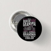 Biker Oma - Motorrad Oma Biker Oma Button (Vorne & Hinten)
