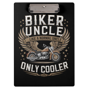 Biker Onkel Motorrad Vatertag Klemmbrett