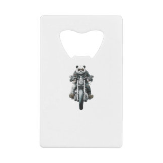 Biker Panda Geldbeutel Flaschenöffner