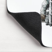 Biker Panda Mousepad (Ecke)