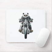 Biker Panda Mousepad (Mit Mouse)