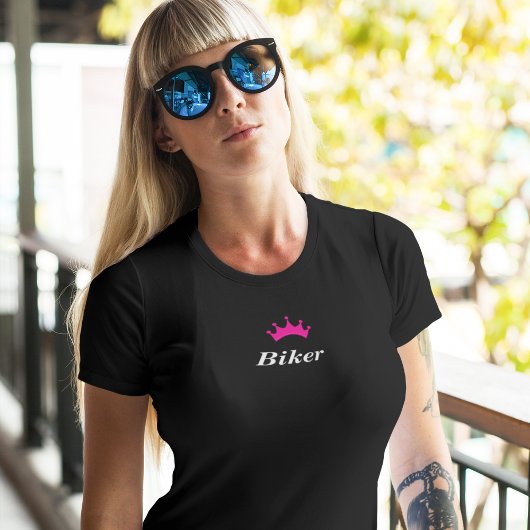 Biker Queen Motorrad T - Shirt