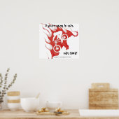 Biker Ride Hard Poster (Küche)