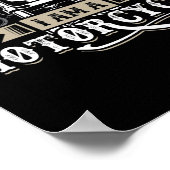 Biker Rider I Dont Snore I Dream I Be A Poster (Ecke)