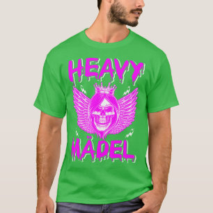 Biker Rocker Heavy Rock Punk Hard Girl Metal 7 T-Shirt